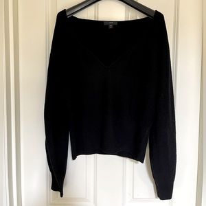 J.Crew Merino Wool Wide V-Neck Sweater